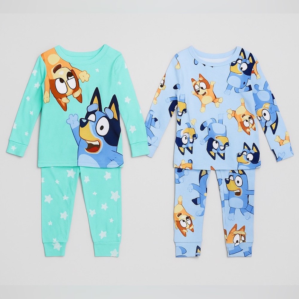 Bluey & Bingo 2-Pack Pajama Set – Various Sizes - NWT - 4 Pieces!